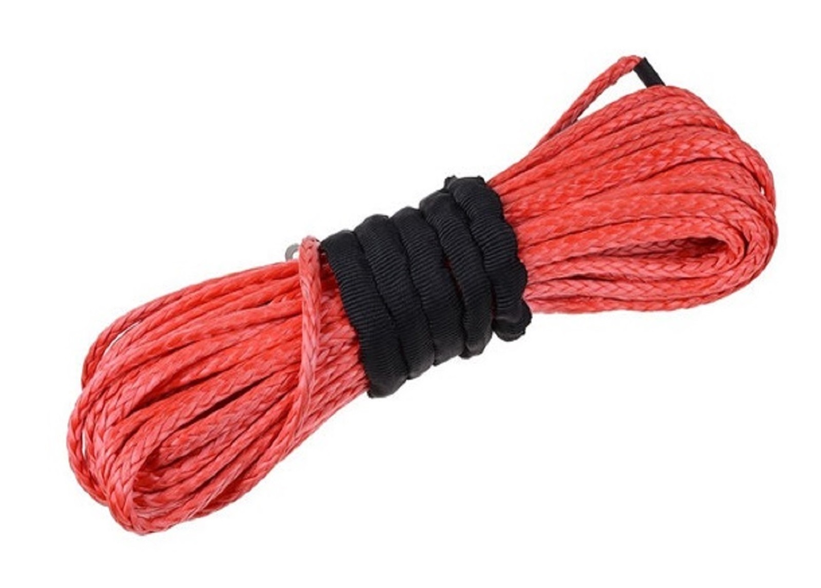 5/16”x50’ 5500lbs 4.8MMX15M 2.5Ton Towing Winch Rope Heavy Duty Cable String Line Synthetic Fiber With Sleeve Thimble ATV/UTV/